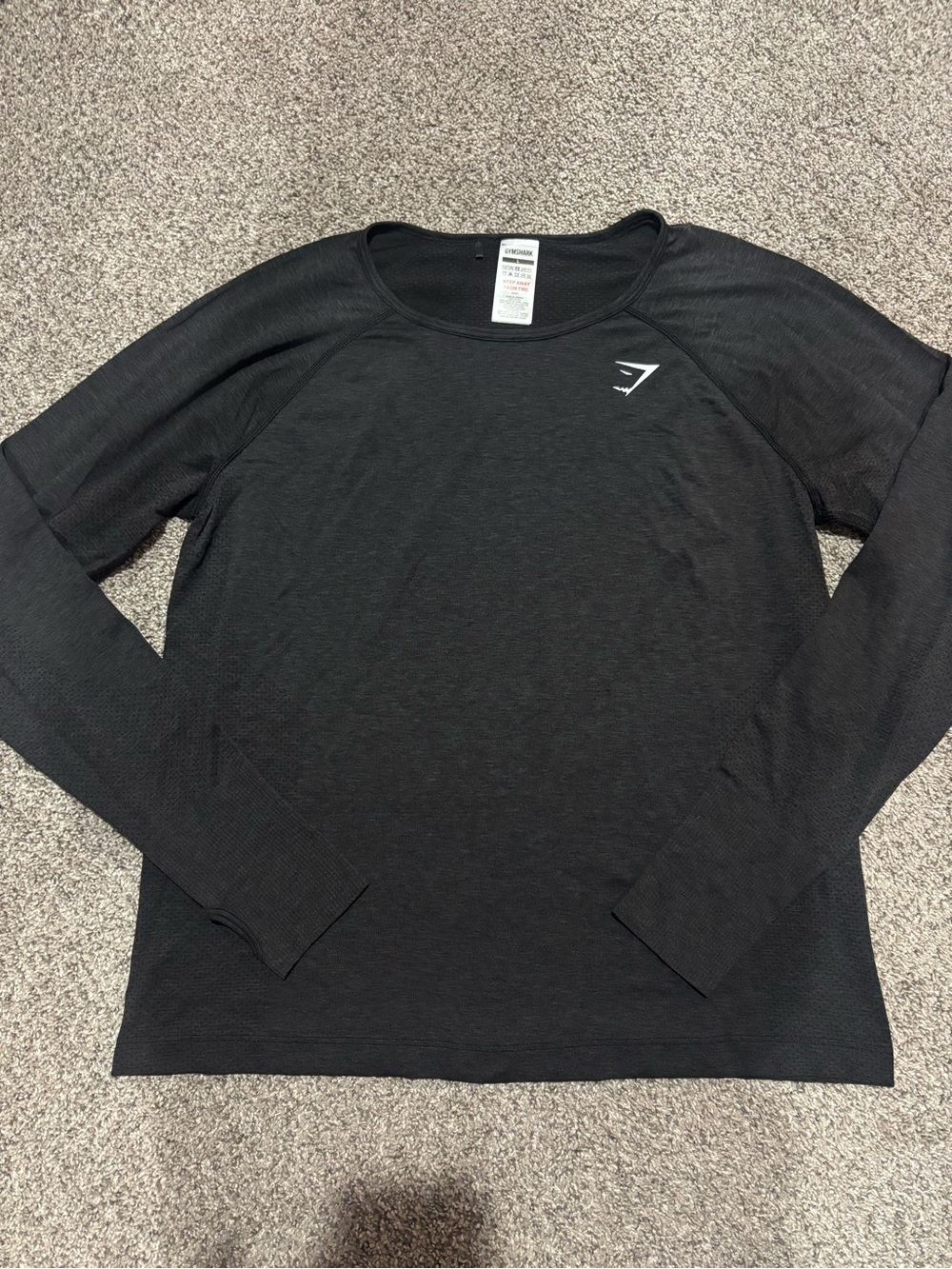 Gymshark Men’s Long Sleeve Training Top - Black